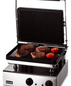Lincat GG1R Heavy Duty Contact Grill - Ribbed Upper, Smooth Lo