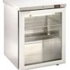 Foster HR150G Glass Door SS Refrigerator