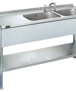 Lincat 1000mm long Sink Unit (Single Bowl - L/ Hand Drainer)